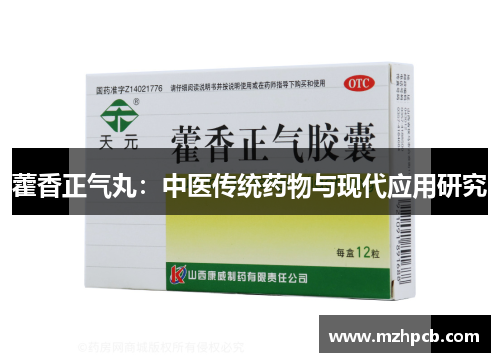 藿香正气丸：中医传统药物与现代应用研究
